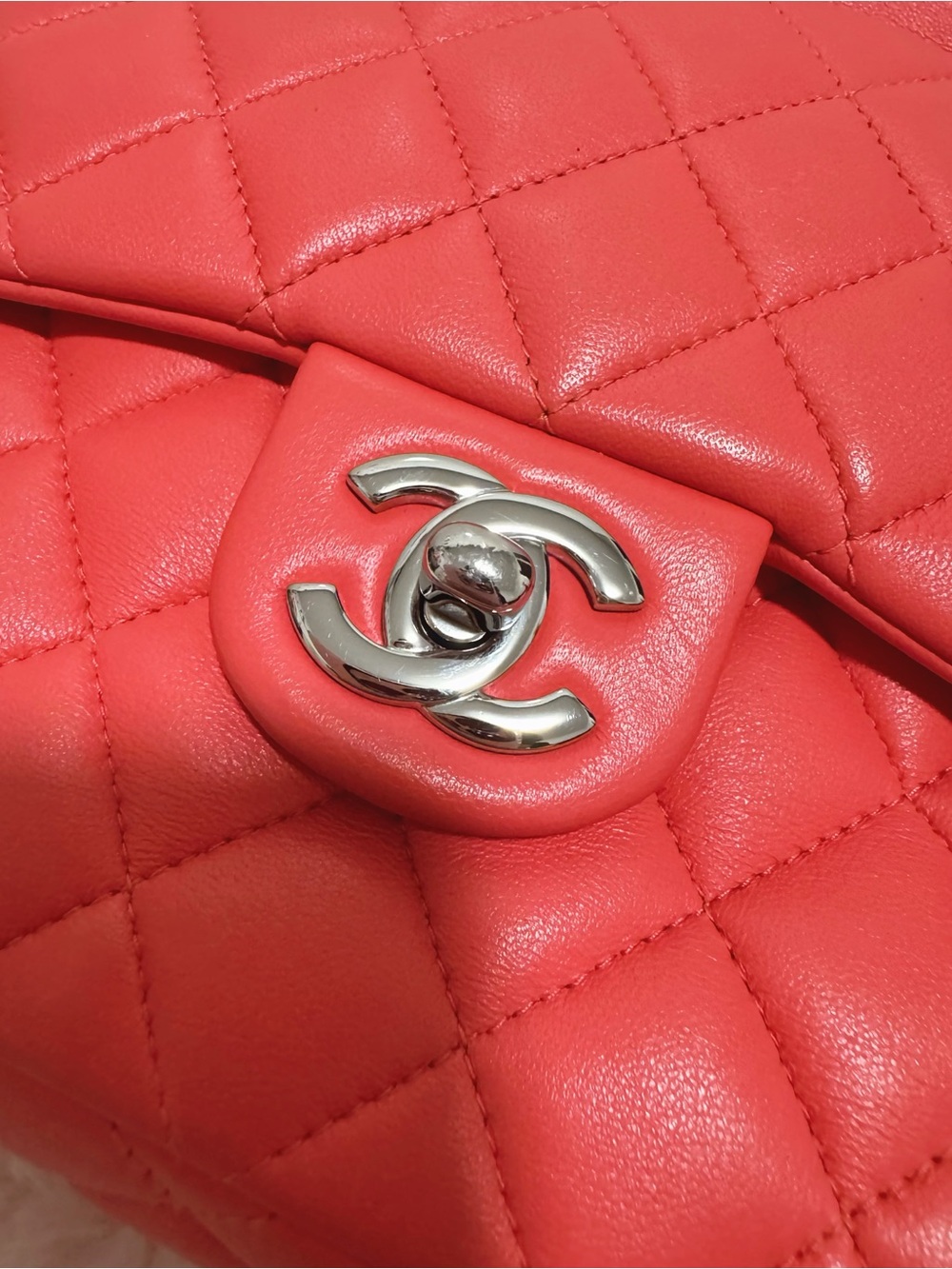 Chanel Red Quilted Backpack In Seoul - Picture 9 of 15